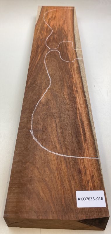 Body African Koa 2-pcs. Unique Piece #018